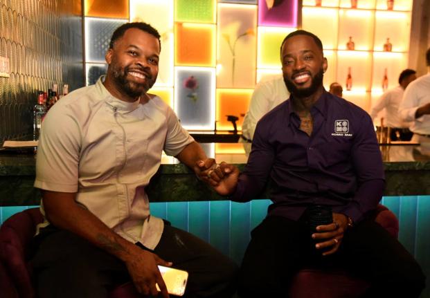 Chef Shea Stewart (left) and Jermaule ‘Nino’ Adair, co-director of Komo Mai.