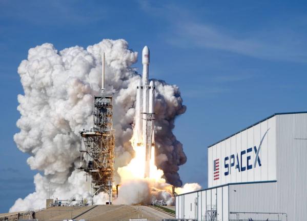 AP 
A Falcon rocket by SpaceX lifts off at the Kennedy Space Center in Florida on Tuesday, February 6, 2018. 