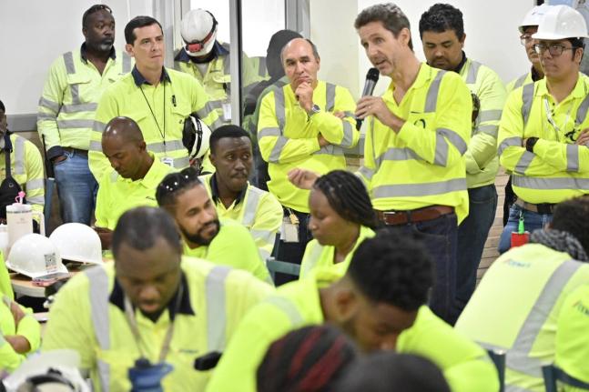 Cemex workers.