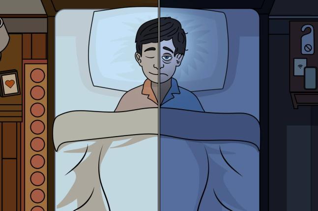 Creating a comfortable, familiar sleep environment can help ease the first-night effect.
