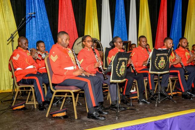 The Jamaica Regiment Band.