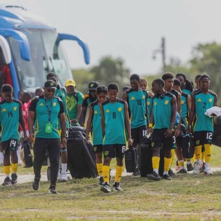 Jamaica’s U14s in the Dominican Republic.