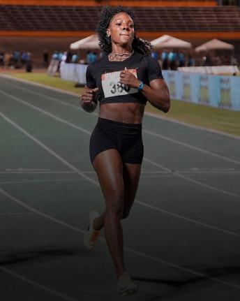 Jonielle Smith is on of those trying to ensure she will be in the Diamond Leag Final in Brussells.