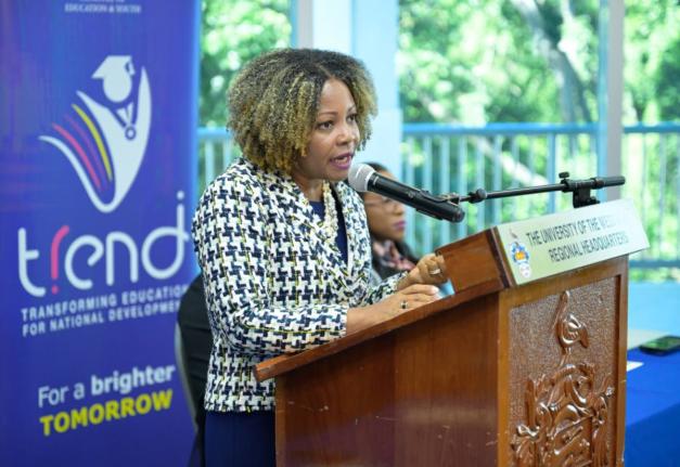 Senator Dr Dana Morris Dixon, Minister of Education, Skills, Youth and Information