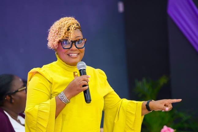 Gail Abrahams, corporate communications executive and author, speaking at the WeCAN Presents: ‘Becoming a Better You: Real Talk on Perimenopause, Menopause & PCOS’, hosted by Red Stripe on August 21.