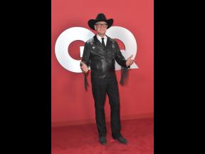 Credit: AP Paul Feig tips his hat to Western flair in Boot Star and a classic Stetson.