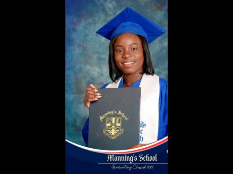 Manning’s School student Afrecia Samuels.