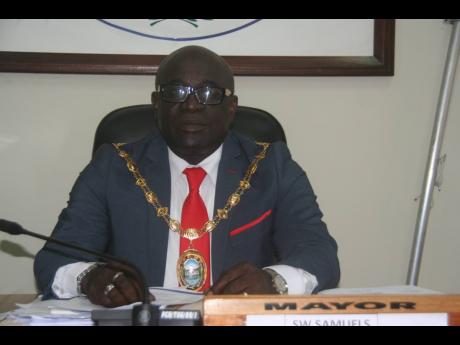 Lucea Mayor Sheridan Samuels.