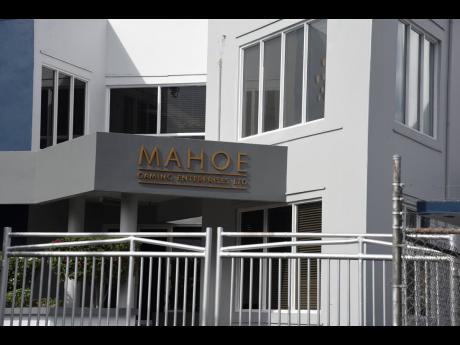 Mahoe Gaming Enterprises’ headquarters on Balmoral Avenue, St Andrew. The lottery entrant commences operations today.