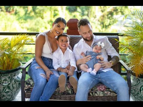 Credit: Azi.Photography Britney Williams and Nikolas Silvera’s children, Storm and baby Sadie.