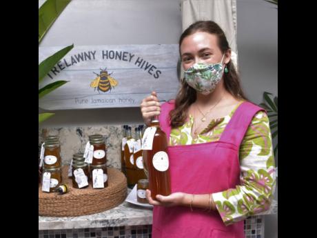 Emma Muschett of Trelawny Honey Hive was as sweet as can ‘bee’ when explaining the story about her family’s honey.