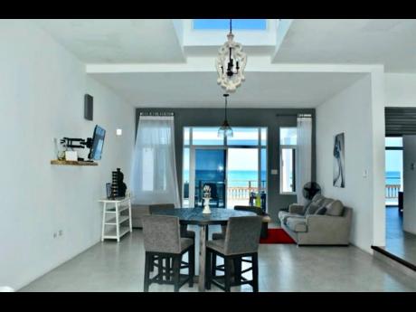 Interiors (with skylight roofs) have a clean, uncluttered décor.