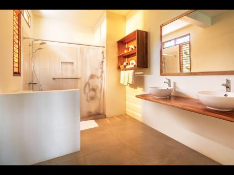 Credit: Contributed A double basin counter that actually floats above the ground. This you have never seen before.