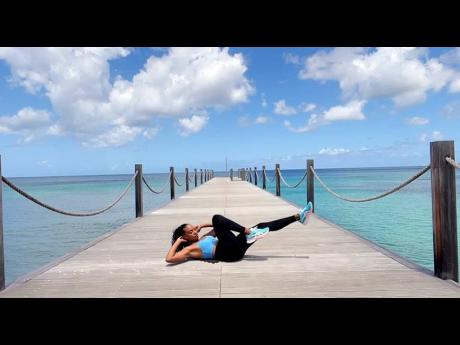 The bicycle crunch is an effective ab exercise.