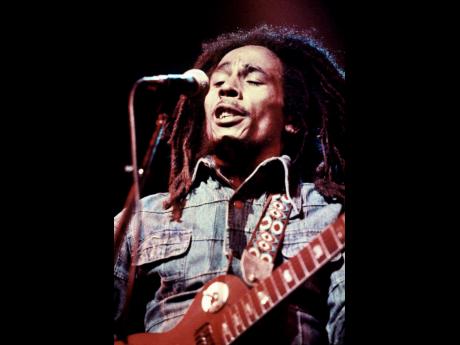 Reggae King Bob Marley.