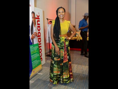 Credit: Contributed Tonya Russell, senior marketing manager, Scotiabank, was spotted at the closing ceremony and mini expo for the 2022 Scotiabank Vision Achiever programme.