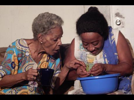 Leonie Forbes (left) and Rosie Murray play mother and daughter in 'Not My Child'.