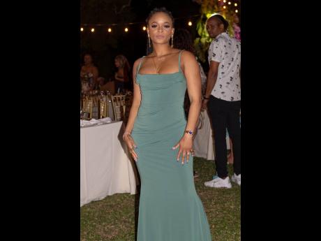 Credit: Stephanie Lyew Singing sensation Lila Ike held her pose as she strutted through The Pegasus hotel gardens.