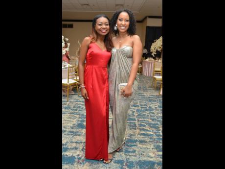 Flair Distinguished awardee in the field of business, Kalilah Reynolds (right) is joined by her lovely daughter, Alexa Roberts.