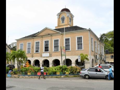 The Lucea Courthouse in Bustamante Square in Hanover’s capital town. The building is regarded as the showpiece of the parish’s Georgian architecture.