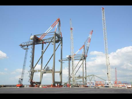 
A section of the Kingston cargo port, the main gateway for trade in Jamaica.