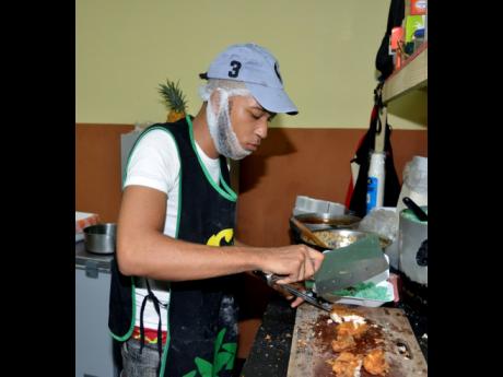 Hard at work, Chef Rameish Desouza shared that he was happy to have opened his restaurant and is looking forward to having kitchens all across the island.