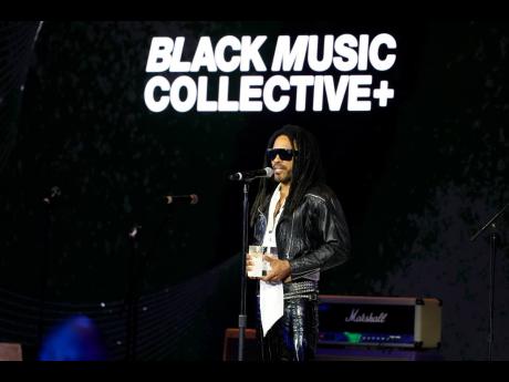 Four-time Grammy-winning artiste, Lenny Kravitz receives the Recording Academy Global Impact Award at the third annual Recording Academy Honors Presented by The Black Music Collective in Los Angeles on Thursday, February 1.