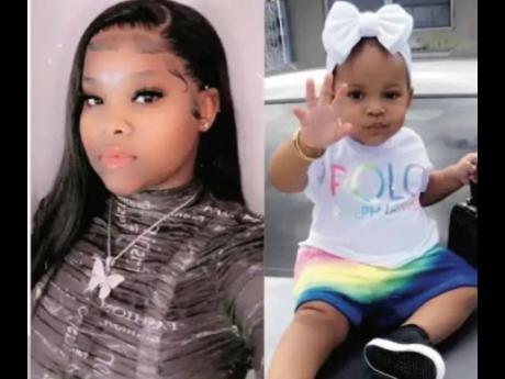 Deceased mother Massania ‘Carla’ Malcolm and her daughter Jordania, also called ‘Karlie’.
