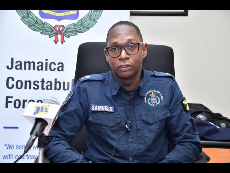 Superintendent Eron Samuels, commander for the St James Police Division