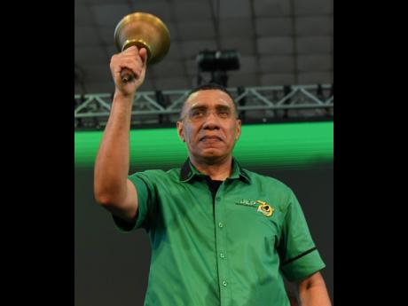 JLP Leader Andrew Holness.