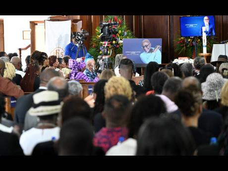 Credit: Rudolph Brown The celebration of life service for Kingsley Cooper, Pulse Investment chairman, was held at The University Chapel at The University of the West Indies, Mona campus in St Andrew on Monday.