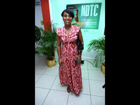 Lorraine Buchanan kept comfort at the forefront in a printed maxi.