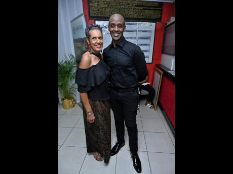 Marlon Simms, artistic director of the National Dance Theatre Company, and Carol Campbell.