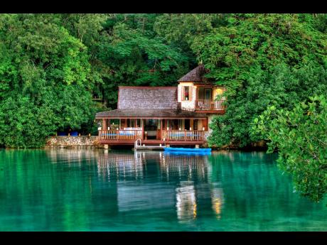 The picturesque Field Spa at GoldenEye in Oracabessa, St Mary.