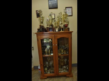 Some of the many awards won by students at the school.