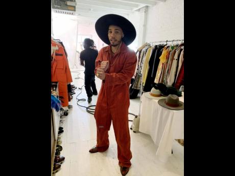 Singer, rapper and record producer Anderson.Paak pictured behind-the-scenes of his CR Fashion Book shoot styled by Smith. 