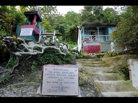 Marcus Garvey’s home and printery in St Ann’s Bay.