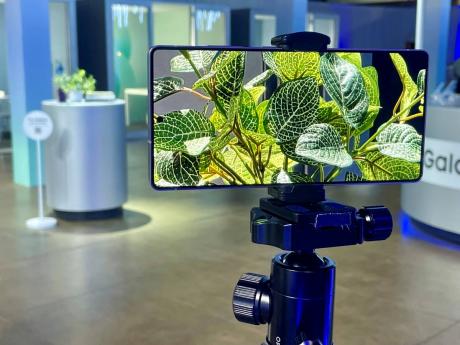 Credit: AP The new line of Samsung Galaxy S25 phones, with advanced camera and artificial intelligence capabilities, are unveiled at a media preview event in San Jose, California on January 21.