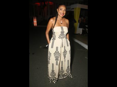 Credit: Nathaniel Stewart Moyah Curtis, brand manager, Consumer Brands Limited, went for a chic strapless jumpsuit.