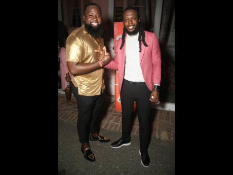 Credit: Nathaniel Stewart Bringing the energy and vibes were D Burnz (right) and Rising Stars winner Akeen Fennell, who enjoyed a musical face-off on stage blending classic reggae and dancehall hits.