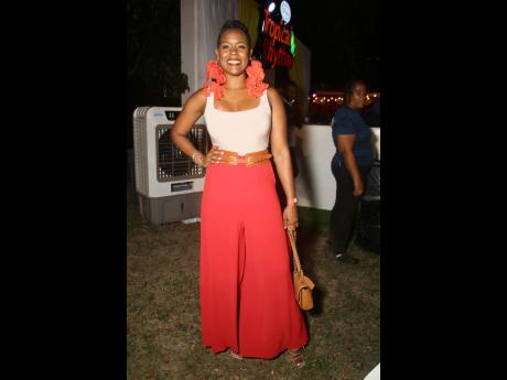 Credit: Nathaniel Stewart Michaela Francis, head of marketing, Grace Foods and Services, proudly represented both on and off the stage at the event when she introduced the new company chief executive officer to their guests.