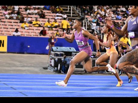 Credit: Gladstone Taylor
Tina Clayton during the Gibson McCook Relays at the National Stadium on February 22.