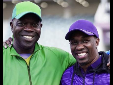 Former West Indies player and coach Otis Gibson (left) teams up with Daren Bravo at the Kolkata Knight Riders for the 2025 Indian Premier League.