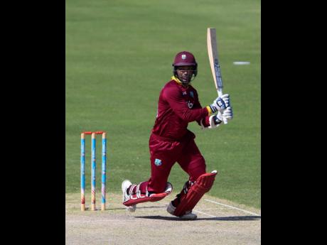 Credit: File Denesh Ramdin topscored for the West Indies Masters with 50 not out against Sri Lanka Masters.
