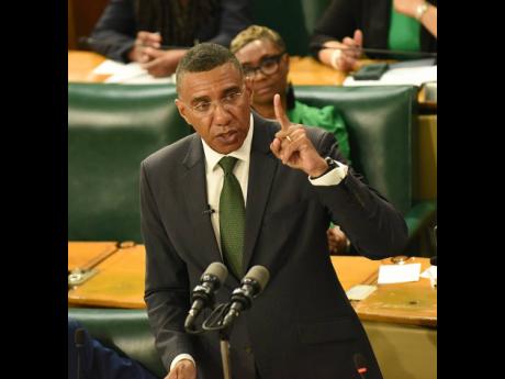 Prime Minister Dr Andrew Holness makes his contribution to the 2025-2026 Budget Debate in the House of Representatives.