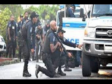 Credit: Police officers in Trinidad and Tobago. - CMC photo