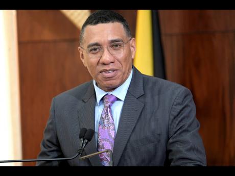 Credit: File Prime Minister Dr Andrew Holness.