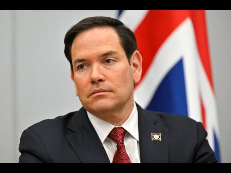 Credit: Nicolas Tucat United States Secretary of State Marco Rubio during a meeting on the sidelines of the NATO foreign ministers at NATO headquarters in Brussels, Friday, April 4, 2025. (Nicolas Tucat, Pool Photo via AP)