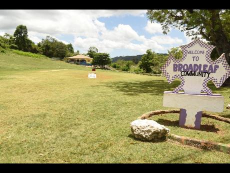Credit: Ian Allen/Photographer A playing field in Broadleaf, Manchester Central that residents say needs to be upgraded. In the background is the basic school.
