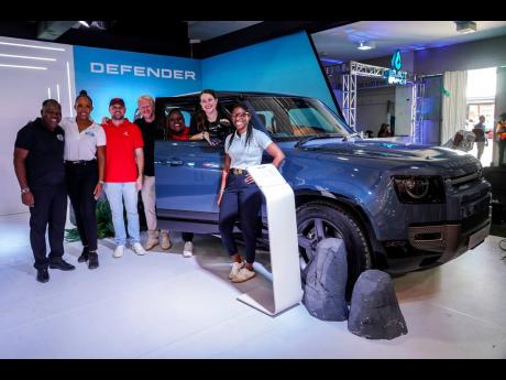 Jermaine Robinson, Group Commercial Director, Stewart’s Automotive Group; Jeneque Pinnock, Group Marketing Manager, Stewart’s Automotive Group; Timothy Stewart, Brand Sales Manager, Suzuki Jamaica; Richard Lechler, Brand Sales Manager, Mercedes-Benz Ja